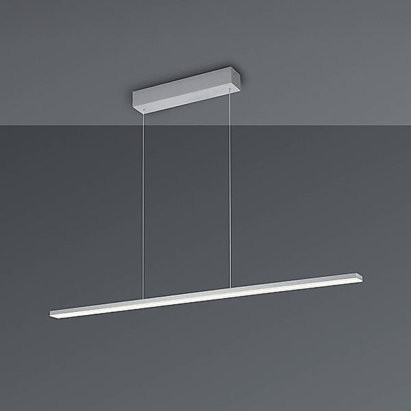 Bopp LED-Hängelampe Baseline 2.0, aluminium, Länge 119 cm günstig online kaufen