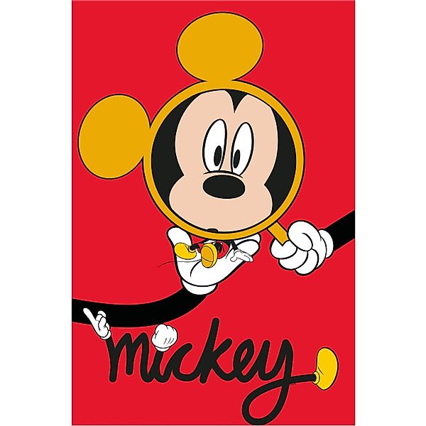 Komar Bild "Mickey Mouse Magnifying Glass" Disney 1 Stk. tlg. Wandbild zur günstig online kaufen