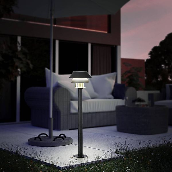 EGLO LED Außen-Stehlampe "Chappera Stehlampe, Außenleuchte aus Metall und G günstig online kaufen