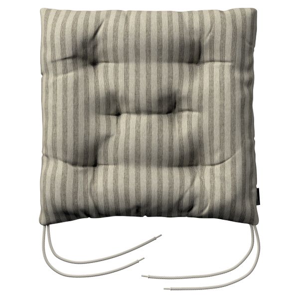 Stuhlkissen Thomas mit Bindeschnur, beige-braun, 38 x 38 x 8 cm, Outdoor Oa günstig online kaufen