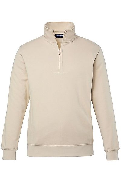 Men Plus Sweatshirt Men+ Troyer Sweat Stehkragen mit Zipper bis 8 XL günstig online kaufen