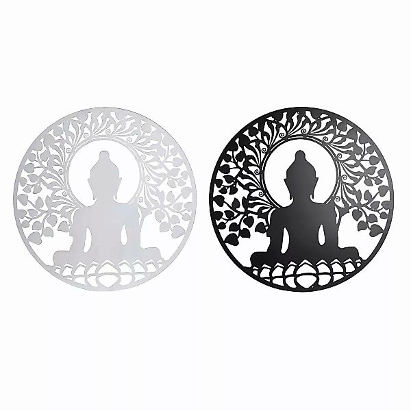 Wanddekoration Dkd Home Decor Metall Buddha Orientalisch (2 Stück) günstig online kaufen