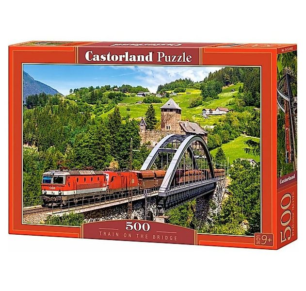 Castorland Puzzle Puzzle Zug auf der Brücke 500 Teile, Puzzleteile günstig online kaufen