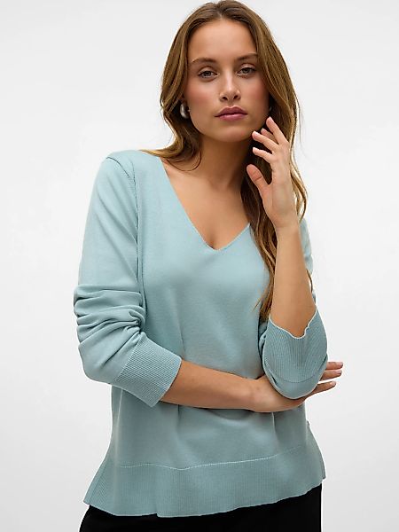 Vero Moda Strickpullover VMSILJE LS V-NECK günstig online kaufen