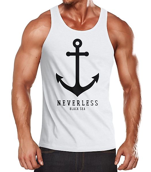 Neverless Tanktop Herren Tank-Top Anker Muskelshirt günstig online kaufen