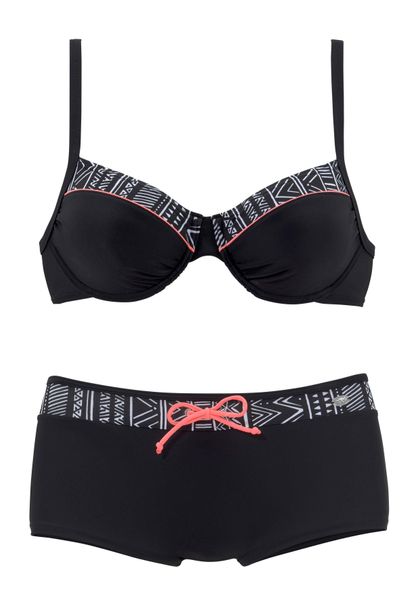 KangaROOS Bügel-Bikini mit modischem Print, verstellbare günstig online kaufen