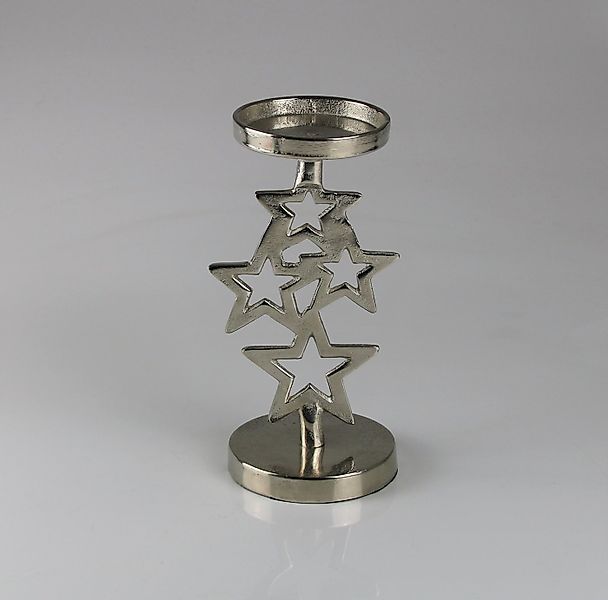 AM Design Kerzenständer aus Aluminium (2 St), 2er Set, BxH: 10x21 cm günstig online kaufen