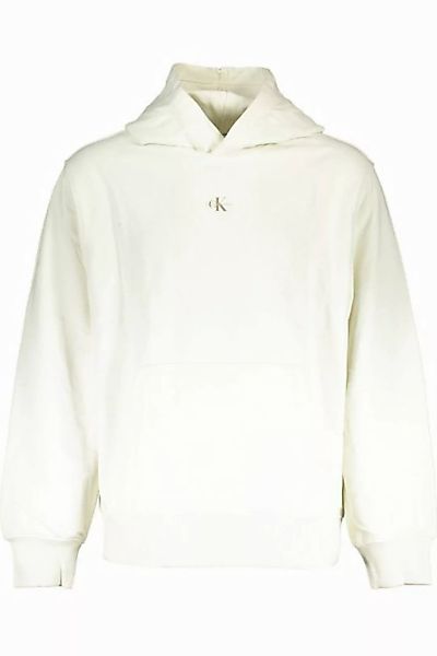 Calvin Klein Jeans Sweatshirt Stylisches Herren-Sweatshirt: Weißer Hoodie m günstig online kaufen