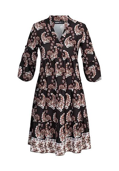 CLOUD 5IVE Shirtkleid CLOUD 5IVE Paisley Kleid mit V-Neck und All Over Prin günstig online kaufen