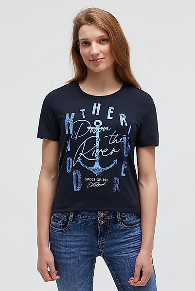 SOCCX Rundhalsshirt mit Baumwolle günstig online kaufen