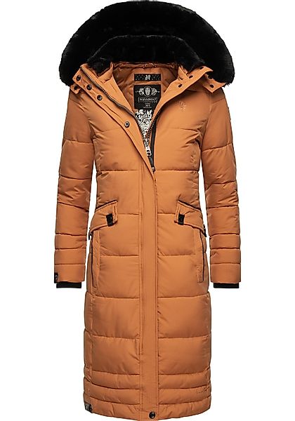Navahoo Wintermantel "Fahmiyaa", Edler Steppmantel mit weicher Kunstfellkap günstig online kaufen