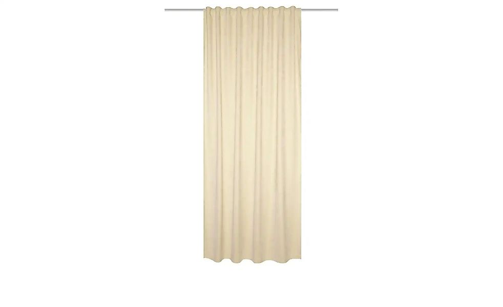 HOMEbasics Fertigschal   ¦ creme ¦ Synthetik ¦ Maße (cm): B: 135 H: 225 Gar günstig online kaufen