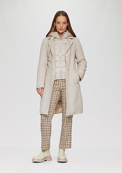 s.Oliver Wintermantel Outdoor-Mantel Mantel im Materialmix günstig online kaufen