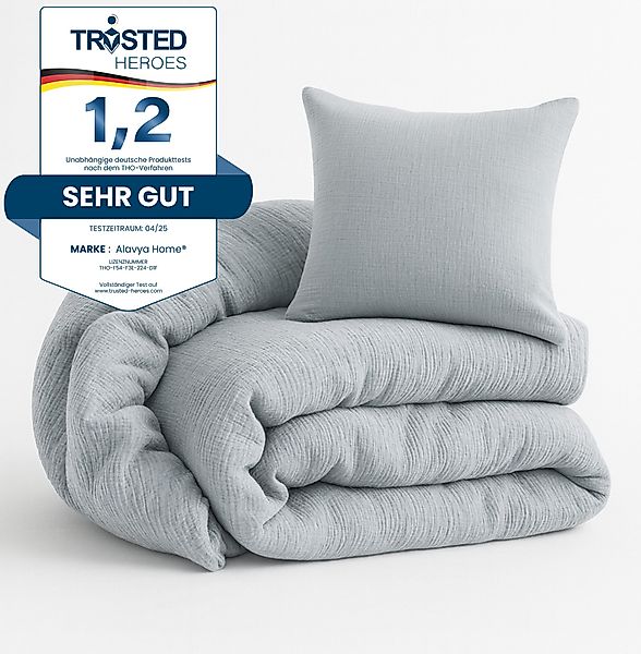 Alavya Home® Bettwäsche Musselin GOTS zertifiziert, günstig online kaufen
