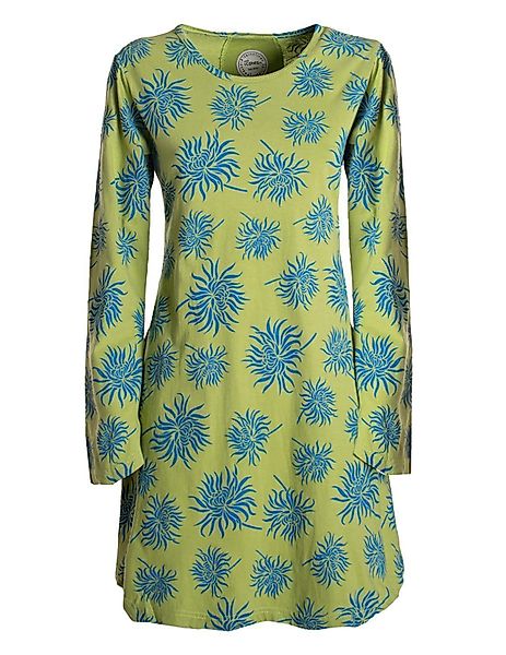 Vishes Tunikakleid Langarm Damen Blumen-Tunika Shirt-Kleid günstig online kaufen