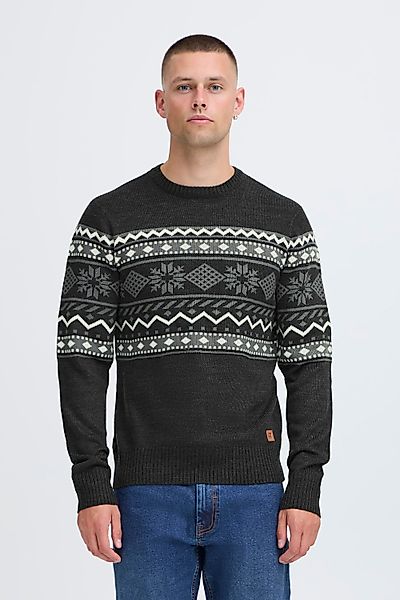 Blend Strickpullover BHNohr Klassischer Norweger Grobstrickpullover günstig online kaufen