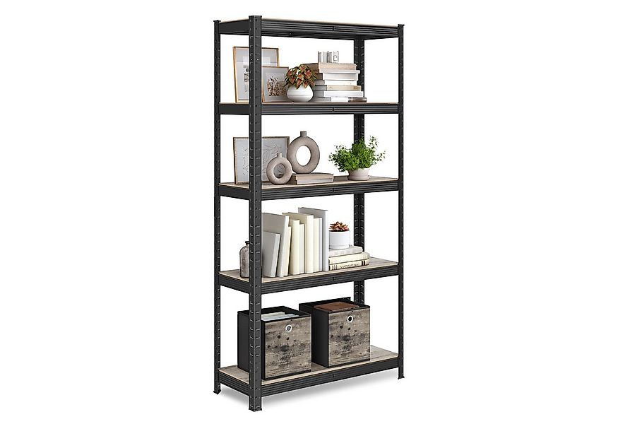 SONGMICS Standregal Küchenregale, 1-tlg., Lagerregal, 5 Ablagen, 150 x 75 x günstig online kaufen