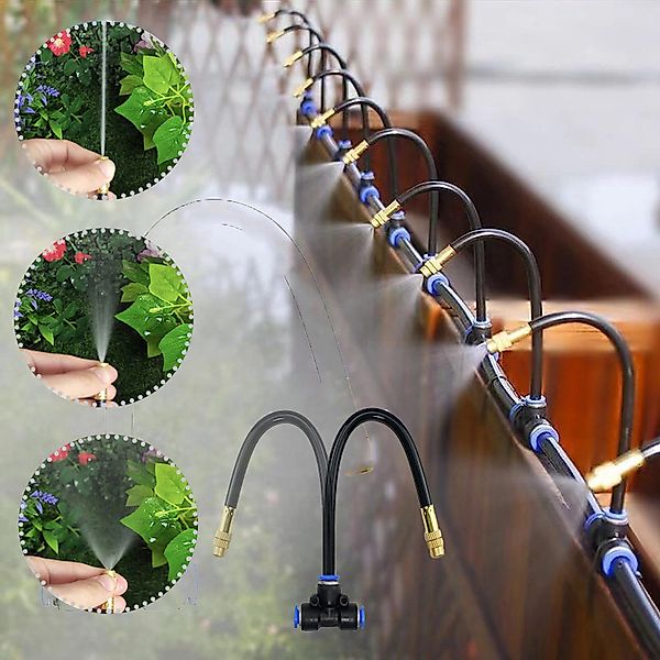 Jibenhome Bewässerungssystem Bewässerungssteuerung Gartenbefeuchtungsbrause günstig online kaufen