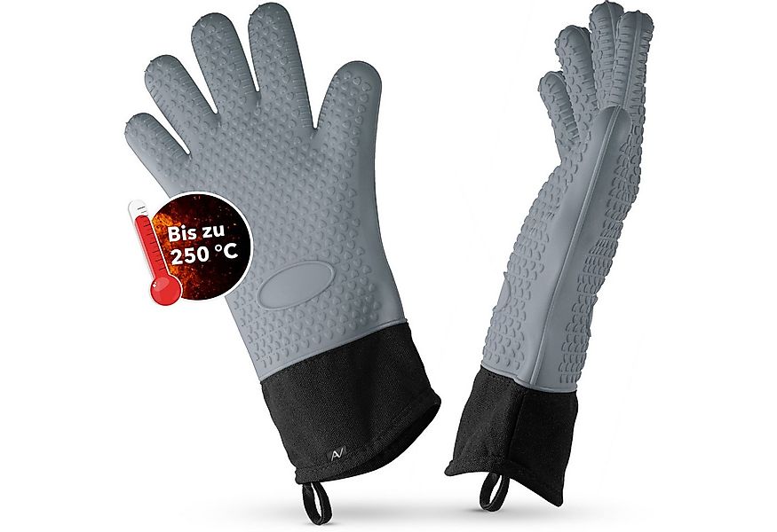 AVANA Topfhandschuhe Silikon Ofenhandschuhe Hitzebeständige Kochhandschuhe günstig online kaufen