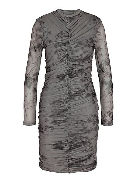 Noisy may Abendkleid Kurz Stretch Allover-Print Rundhals (lang) NMIGGY L/S günstig online kaufen