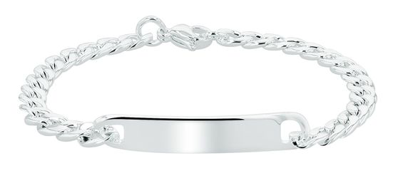 AKZENT Armband Lavini Edelstahl Panzerarmbandl, Gravurplatte, günstig online kaufen