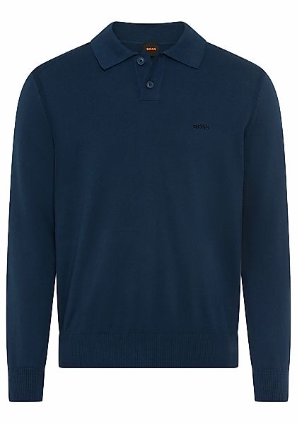 BOSS ORANGE Polokragenpullover "Asac" mit Logo-Stickerei günstig online kaufen