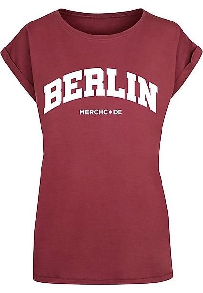 Merchcode T-Shirt Merchcode Damen Ladies Berlin Wording - T-Shirt (1-tlg) günstig online kaufen