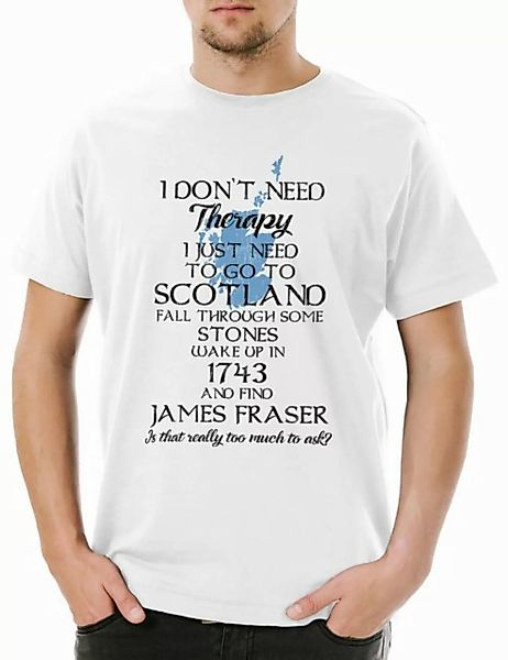 Urban Backwoods Print-Shirt I Don't Need Therapy Herren T-Shirt Outlander J günstig online kaufen