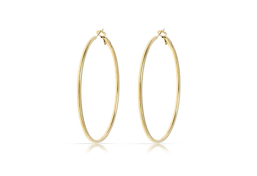 Made by Nami Paar Creolen Gold Ohringe Damen aus Edelstahl Wasserfester Sch günstig online kaufen