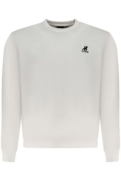U.S. GRAND POLO Sweatshirt Weißes Herren-Sweatshirt: Langarm, Rundhals günstig online kaufen