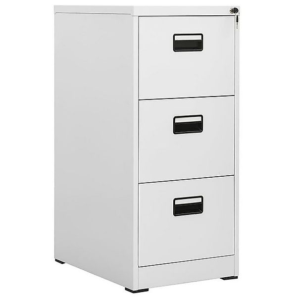 furnicato Aktenschrank Hellgrau 46x62x102,5 cm Stahl (1-St) günstig online kaufen