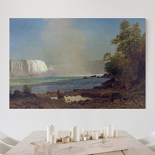 Leinwandbild - Querformat Albert Bierstadt - Niagarafälle günstig online kaufen