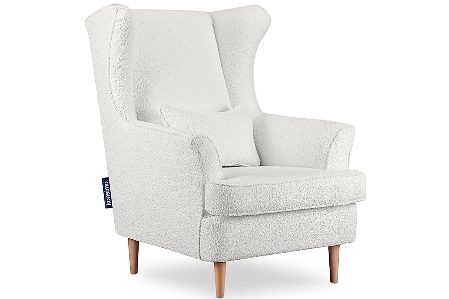 KONSIMO® Ohrensessel STRALIS Sessel, zeitloses Design günstig online kaufen
