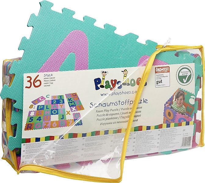Playshoes Puzzlematte EVA-Puzzlematten 36-teilig günstig online kaufen
