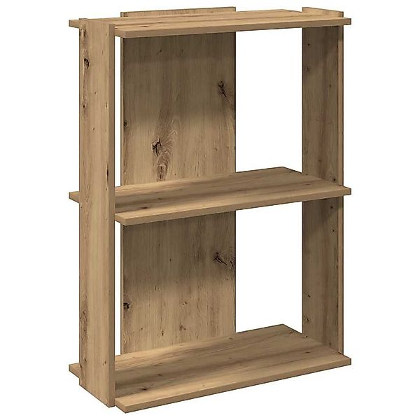 vidaXL Bücherregal Bücherregal 3 Böden Artisan-Eiche günstig online kaufen