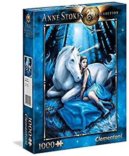 Clementoni 39462 - Blauer Mond - 1000 Teile Puzzle - Anne Stokes Collection günstig online kaufen