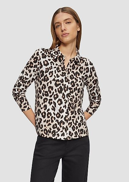 s.Oliver Langarmbluse T-Shirt Elastische Hemdbluse aus Jersey günstig online kaufen