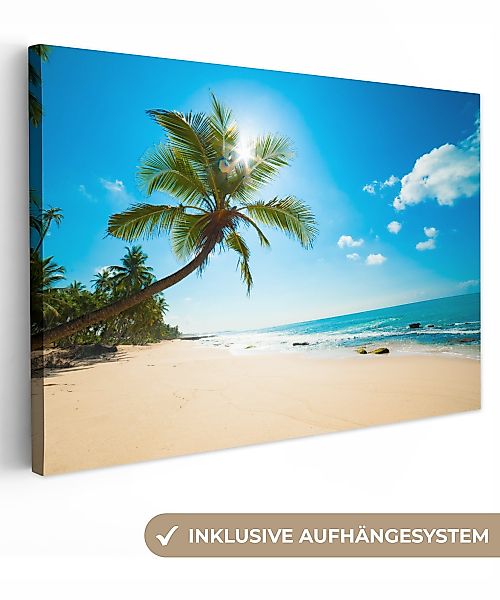 OneMillionCanvasses® Leinwandbild Strand - Meer - günstig online kaufen