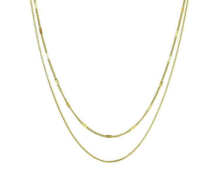 Hey Happiness Edelstahlkette Kabel Kugel Kette mehrreihig, Edelstahl Halske günstig online kaufen