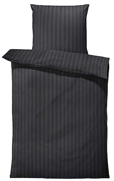 One Home Bettwäsche Damast, Mikrofaser, gestreift günstig online kaufen