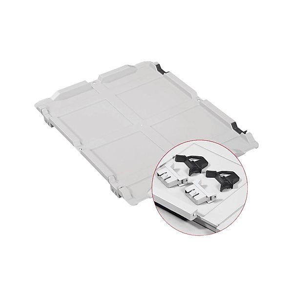 PROREGAL SuperSparSet 4x Eurobox Nextgen Color Mit Scharnierdeckel HxBxT 22 günstig online kaufen