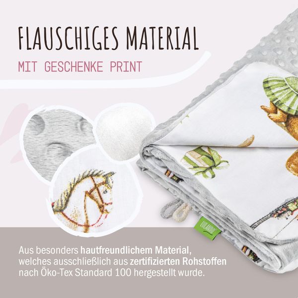 Babydecke LULANDO 100x75 cm flauschige Kuscheldecke günstig online kaufen