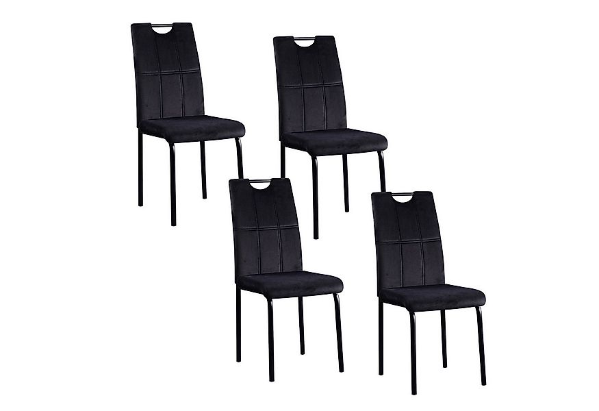 HTI-Living Esszimmerstuhl Stuhl Denton Velvet 4er-Set (Set, 4 St), Esszimme günstig online kaufen