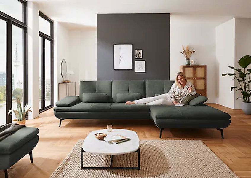 Die PlanBar Ecksofa »MP-IN23002 L-Form« wahlweise mit Armteil- und Sitztief günstig online kaufen