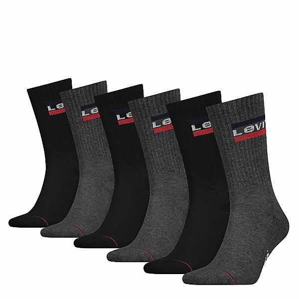 Levis Socken Packung, 6 Paar tlg. mit breitem Logobund günstig online kaufen