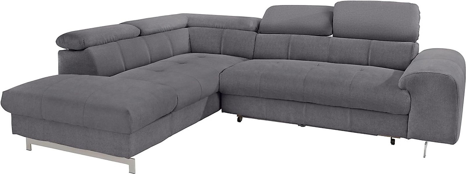 COTTA Ecksofa "Chef L-Form", mit Kopfteilverstellung, wahlweise mit Bettfun günstig online kaufen