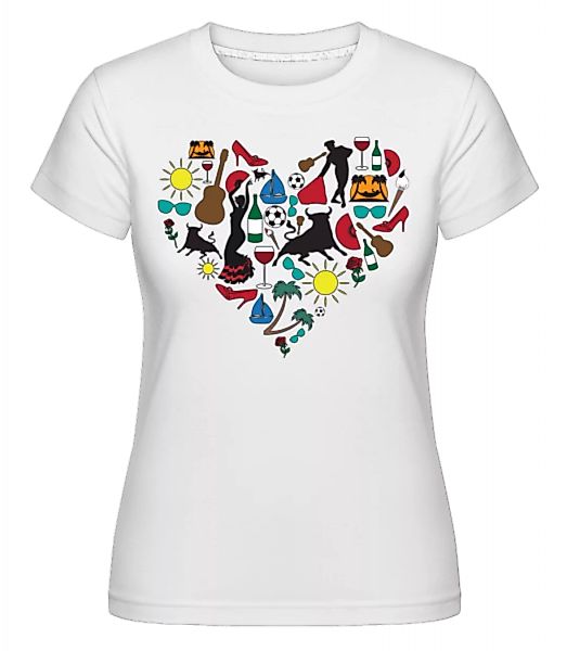 Herz Spanien · Shirtinator Frauen T-Shirt günstig online kaufen