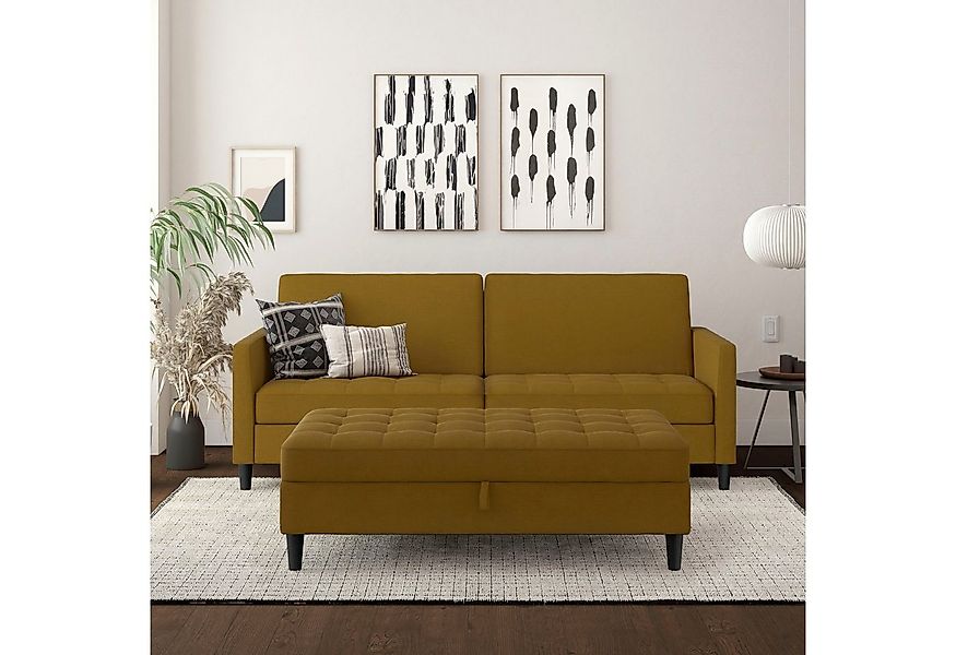 Dorel Home 3-Sitzer Presley, Sofa mit Bett-Funktion und verstellbarer Rücke günstig online kaufen