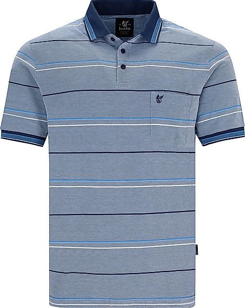 Hajo Sweatshirt Herren-Poloshirt Piqué Streifen günstig online kaufen