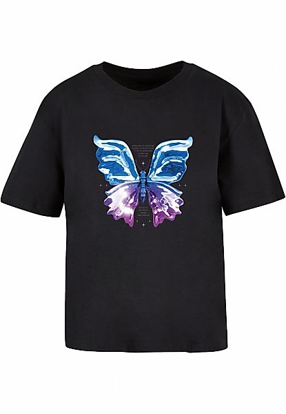 Miss Tee T-Shirt "Miss Tee Damen Chromed Butterfly Tee" 1 Stk. tlg. günstig online kaufen